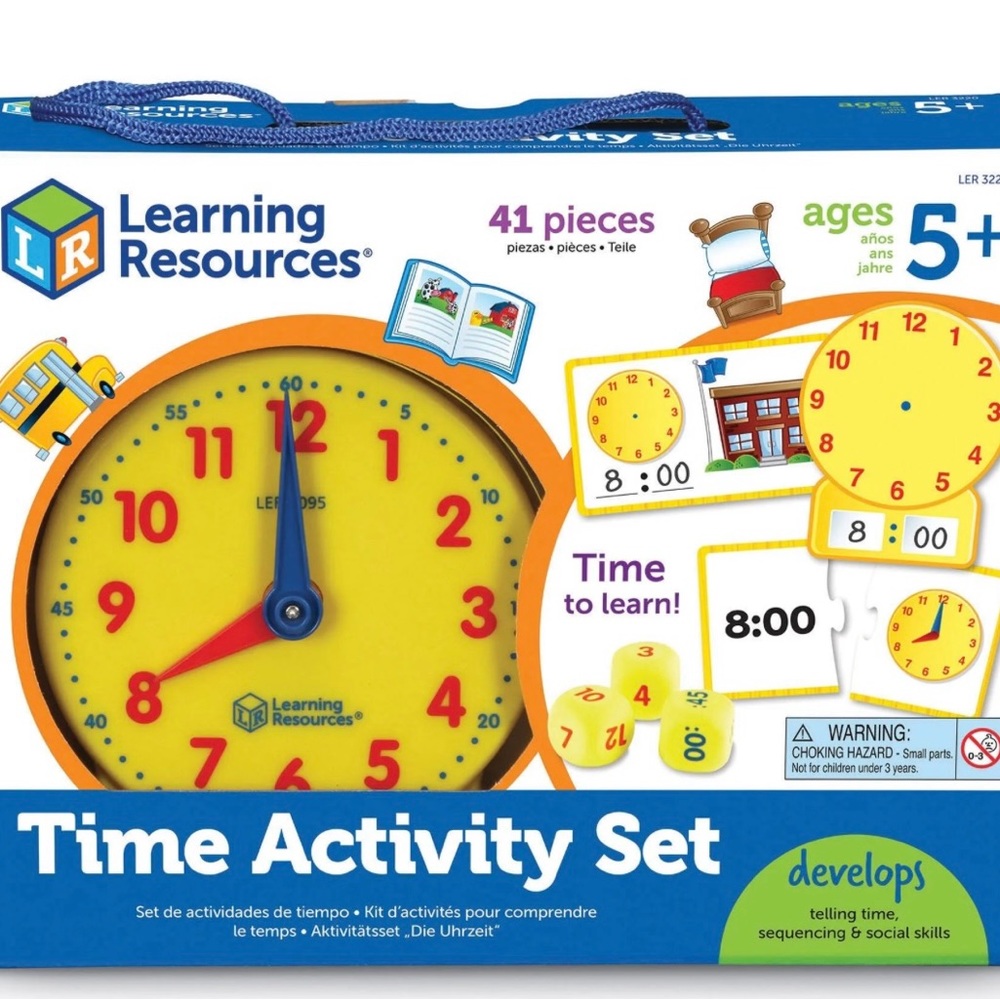 Learning Resources Time activity set - Picture 7 of 13